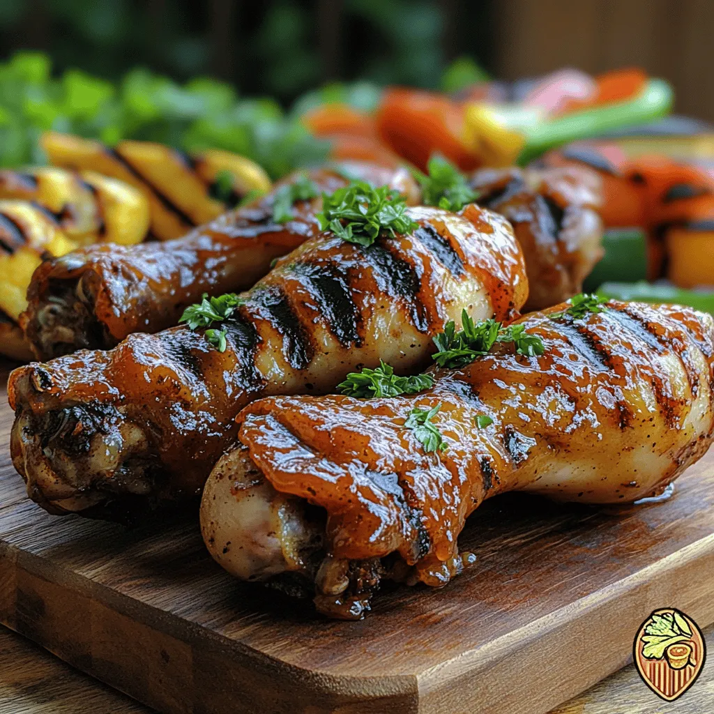 If you're in search of a dish that marries sweet and spicy flavors while delivering a satisfying crunch, look no further than Spicy Maple-Glazed BBQ Chicken Drumsticks. This recipe is not only a sensory delight, but it also offers a simple yet impressive way to elevate your cooking game, making it an excellent choice for gatherings, summer barbecues, or a cozy weeknight dinner. The beauty of chicken drumsticks lies in their versatility; they are inherently juicy and flavorful, making them a crowd-pleaser regardless of the setting.
