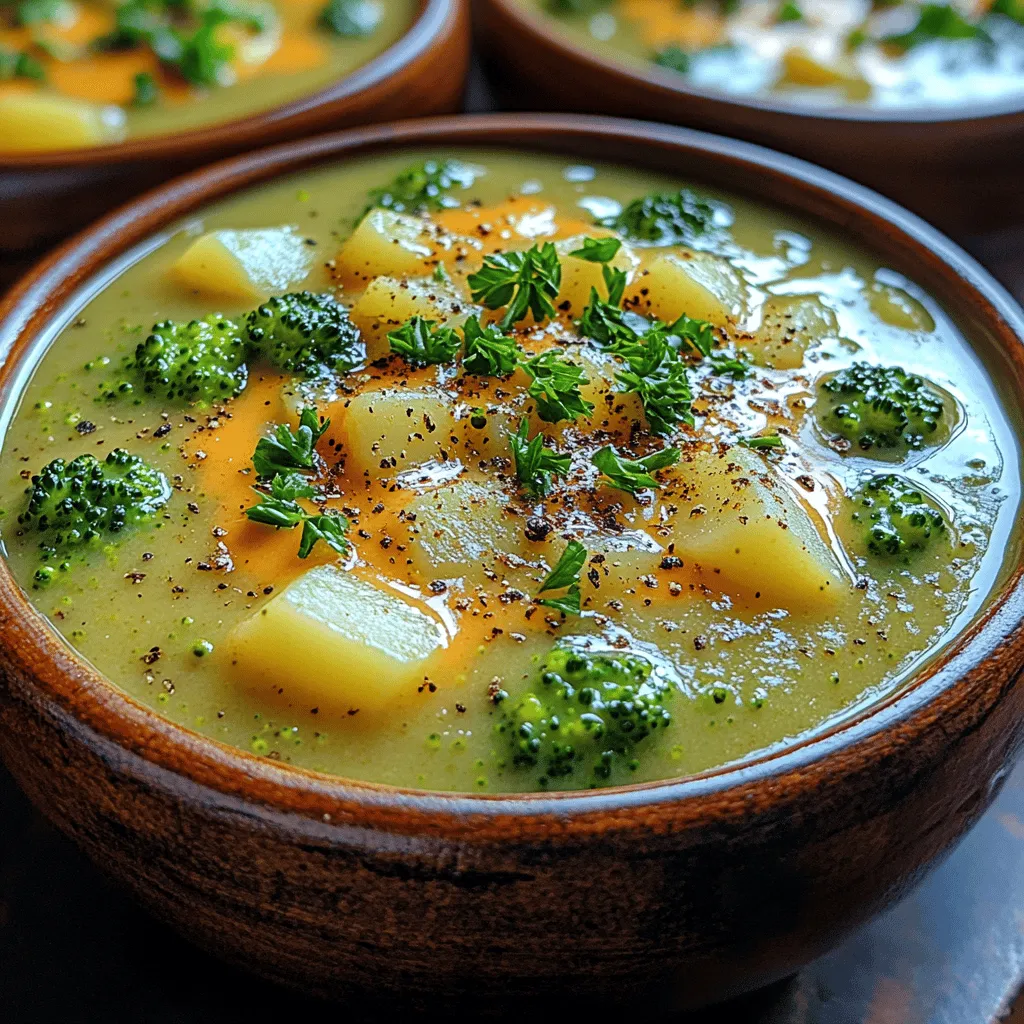 If you’re searching for a dish that embodies comfort, warmth, and satisfaction, look no further than the Ultimate Creamy Broccoli Cheddar Delight. This recipe is a mouthwatering fusion of tender broccoli florets and rich, sharp cheddar cheese, enveloped in a creamy soup that warms the soul. Its appeal lies not only in its luscious, velvety texture but also in its ability to please both the palate and the eyes, making it a perfect centerpiece for any meal.
