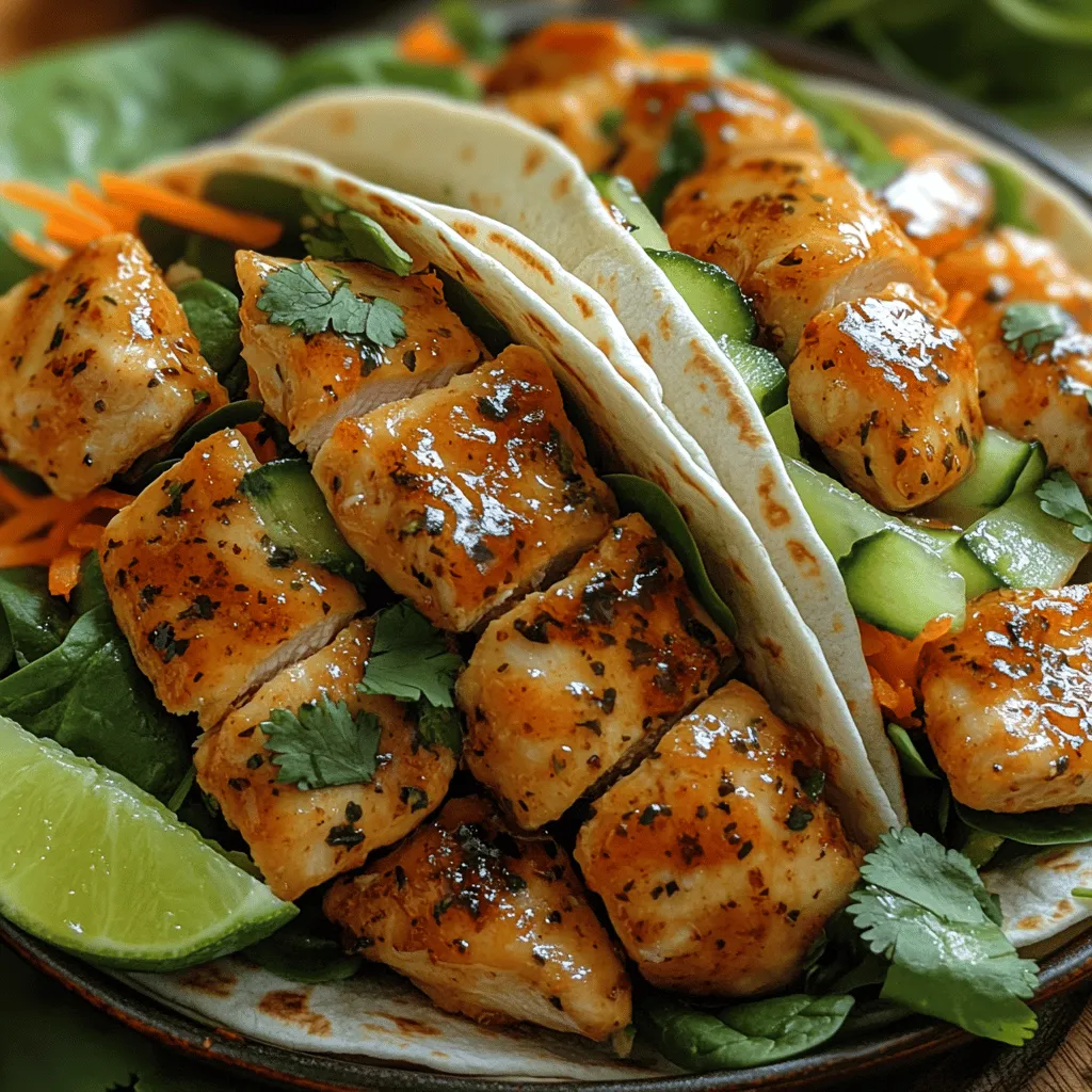 If you’re searching for a dish that beautifully balances sweet and savory flavors, look no further than Spicy Honey Garlic Chicken Wraps. This delectable recipe has gained popularity among food enthusiasts for its mouthwatering combination of spices and sweetness, which creates a delightful explosion of flavor in every bite. The tender, juicy chicken is coated in a rich marinade and then wrapped in soft tortillas, making it the perfect meal option for lunch, dinner, or even a quick snack.