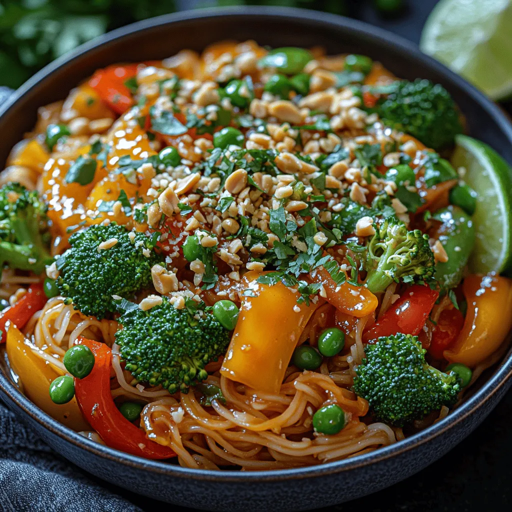 Rice noodles are a staple in many Asian cuisines, particularly in Thai and Vietnamese dishes. Made from rice flour and water, these noodles have a unique texture that distinguishes them from wheat-based alternatives. Originating from Southeast Asia, rice noodles are celebrated for their ability to absorb flavors and their versatility in various dishes, from soups to stir-fries.