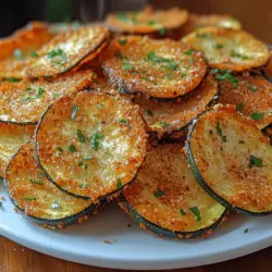 In today’s health-conscious world, the demand for delicious yet nutritious snacks is on the rise. As people increasingly seek alternatives to traditional chips, creative and healthful options are stepping into the spotlight. One such option that has captured the attention of snack lovers everywhere is the Crispy Parmesan Zucchini Chips. These chips offer a guilt-free snacking experience without sacrificing flavor or satisfaction.