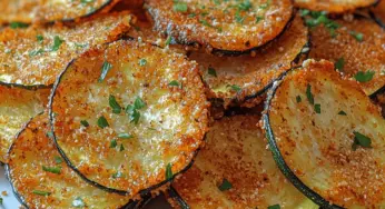 Crispy Parmesan Zucchini Chips Recipe
