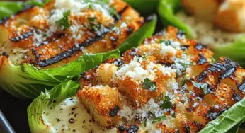Grilled Romaine Caesar Salad Recipe