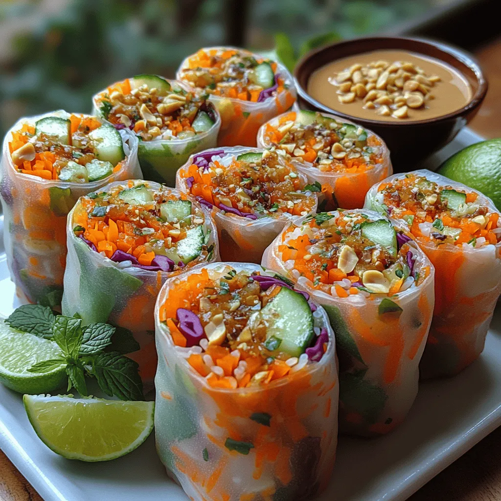 Crispy Veggie Delight Spring Rolls