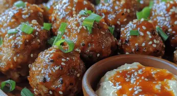 Korean BBQ Meatballs with Spicy Mayo Dip: An Introduction