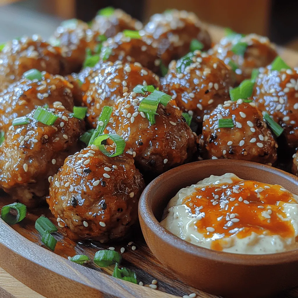 Korean BBQ Meatballs with Spicy Mayo Dip: An Introduction