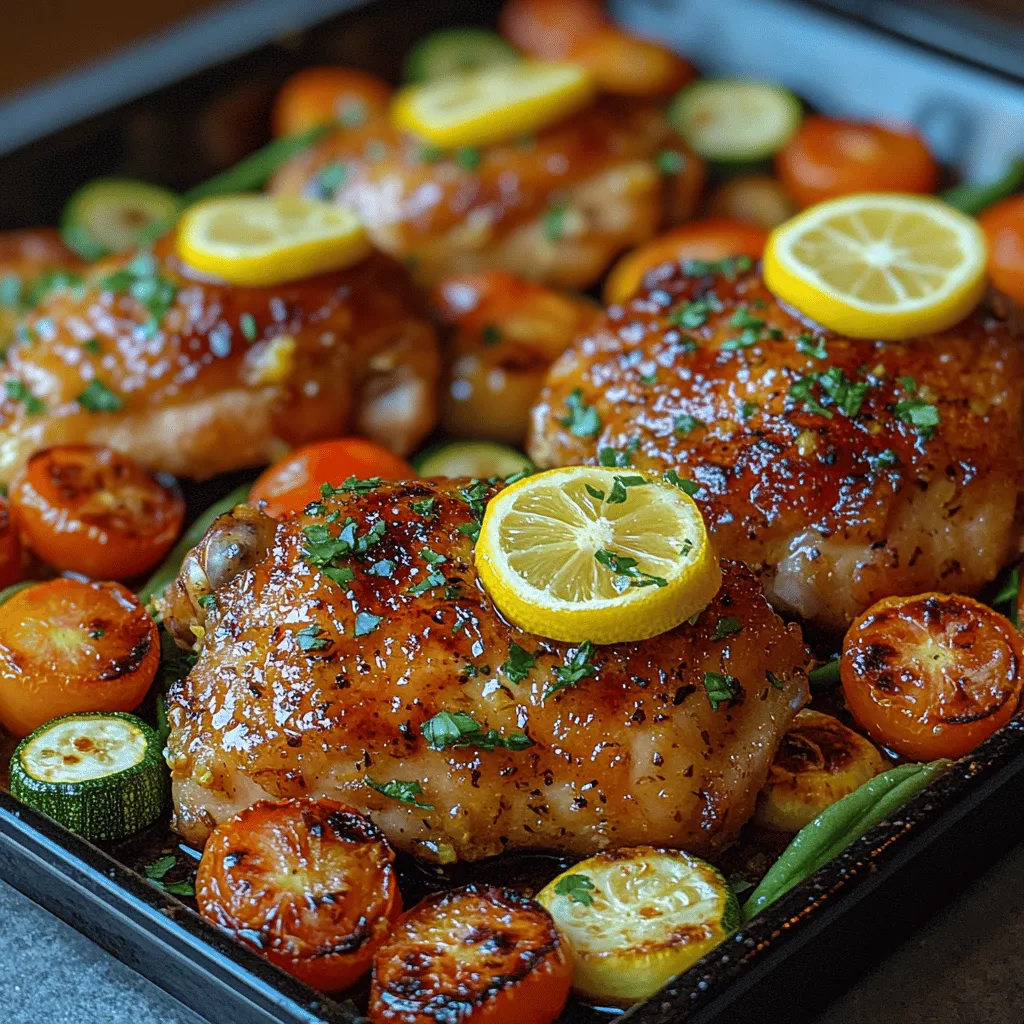 Preheating the oven is a crucial step in the cooking process, especially for a dish like Zesty One-Pan Lemon Chicken & Veggies. When you preheat your oven to the recommended temperature (usually around 400°F or 200°C), you ensure that the chicken and vegetables start cooking evenly from the moment they go in. This not only helps in achieving that perfect golden-brown crust on the chicken but also allows the vegetables to roast beautifully, enhancing their natural sweetness and flavor. Skipping this step can lead to uneven cooking, affecting the overall texture and taste of your meal, so be sure to set your oven ahead of time.