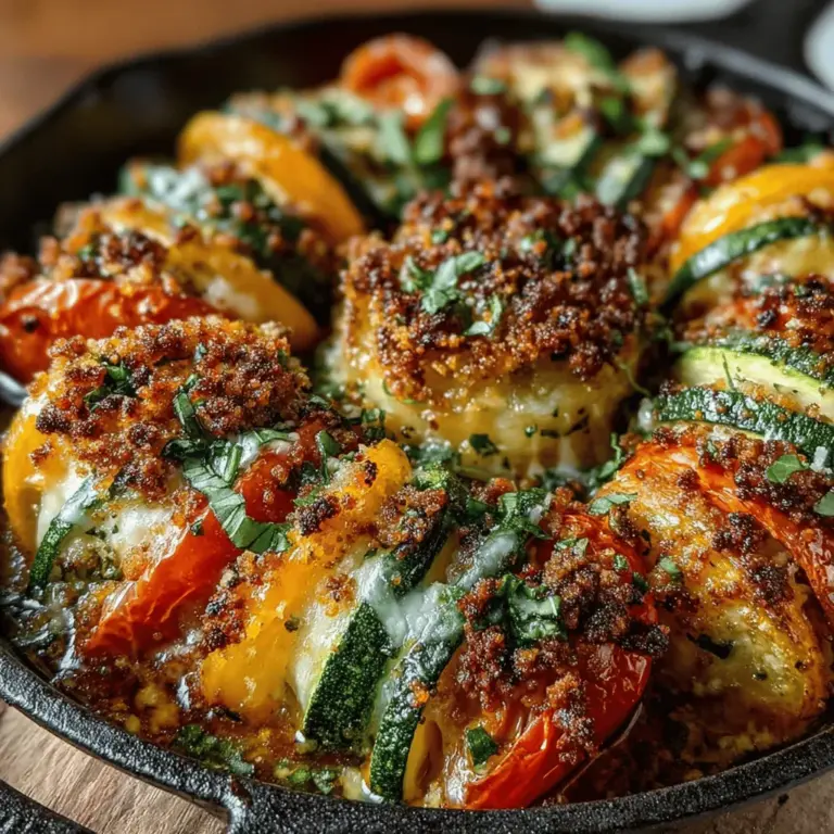 When it comes to comfort food, few dishes can match the heartwarming appeal of a well-prepared gratin. Our Zucchini & Tomato Gratin Delight is a perfect example of this, combining wholesome ingredients into a dish that is not only delicious but also brimming with health benefits. This recipe showcases the best of seasonal produce, making it an ideal choice for summer gatherings or cozy family dinners. With layers of tender zucchini, juicy tomatoes, and a crispy topping, this gratin is sure to become a favorite on your dining table.