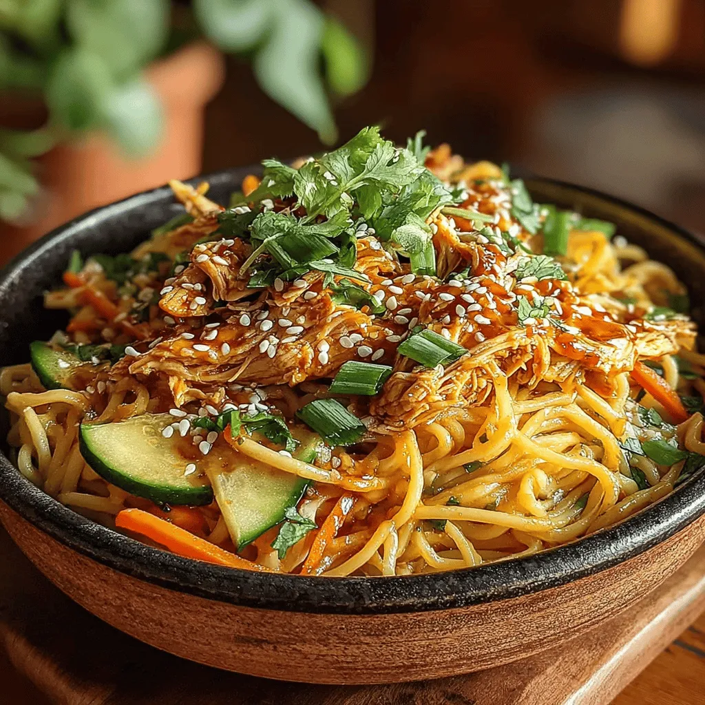 As the warm weather approaches, many home cooks seek out light, refreshing dishes that are not only satisfying but also easy to prepare. Cold Sesame Chicken Noodles emerge as a perfect choice, embodying the essence of summer dining with their vibrant flavors and delightful textures. This dish features a creamy sesame sauce that envelops tender chicken and is complemented by crisp, fresh vegetables. Whether served as a main course or a side dish, Cold Sesame Chicken Noodles are versatile enough to fit any occasion, from casual family dinners to elegant gatherings.