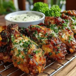 Chicken wings have secured their place as a staple in American cuisine, celebrated for their versatility and the ability to cater to diverse taste preferences. Whether served at gatherings, game day celebrations, or family dinners, wings are a beloved dish that never fails to please. Their popularity can be attributed to the myriad of flavors and cooking methods available, making them suitable for any occasion. Among the countless variations, crispy baked chicken wings stand out as a healthier alternative to traditional fried options. With a unique twist from ranch seasoning, these wings not only deliver a satisfying crunch but also an explosion of flavor that elevates them to a new level of deliciousness.