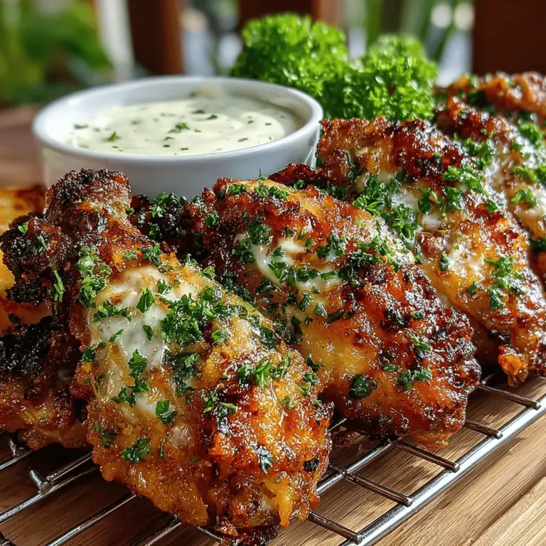 Chicken wings have secured their place as a staple in American cuisine, celebrated for their versatility and the ability to cater to diverse taste preferences. Whether served at gatherings, game day celebrations, or family dinners, wings are a beloved dish that never fails to please. Their popularity can be attributed to the myriad of flavors and cooking methods available, making them suitable for any occasion. Among the countless variations, crispy baked chicken wings stand out as a healthier alternative to traditional fried options. With a unique twist from ranch seasoning, these wings not only deliver a satisfying crunch but also an explosion of flavor that elevates them to a new level of deliciousness.