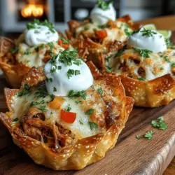If you’re on the lookout for a dish that combines the comfort of pasta with the zest of Mexican flavors, the Crispy Chicken Fajita Pasta Cups are your answer. This innovative recipe offers a delightful blend of textures and tastes, making it an exciting addition to your culinary repertoire. Imagine crispy, golden pasta cups filled to the brim with tender chicken, vibrant bell peppers, and spices that transport your taste buds straight to a festive fiesta.