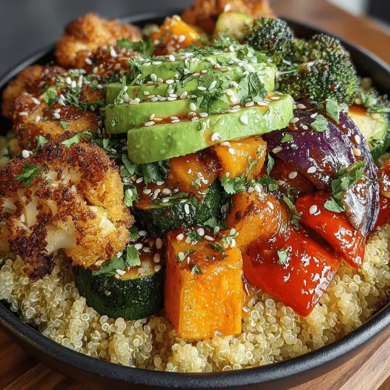 In the realm of healthy eating, Buddha bowls have emerged as a vibrant and nourishing option that captures the essence of balanced nutrition. These bowls, typically filled with a variety of ingredients, allow for endless customization, making them a go-to choice for those seeking both convenience and health benefits. Among the many variations, the Sweet Chili Roasted Veggie Buddha Bowl stands out as a comforting yet nutritious meal that appeals to both the eyes and the palate. This recipe celebrates the dynamic interplay of flavors and textures, combining the earthy goodness of roasted vegetables with the hearty texture of quinoa, all drizzled with a sweet chili sauce that adds a delightful kick.