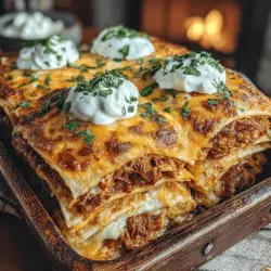 Cheesy Chicken Enchilada Lasagna: A Flavorful Twist on a Classic Dish