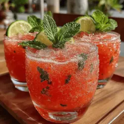When crafting the perfect Chill Out Watermelon Slushie, the importance of using a high-speed blender cannot be overstated. A powerful blender ensures that the watermelon is blended into a silky-smooth consistency, providing a delightful drinking experience. The goal is to achieve a texture that is both frosty and creamy, and this can only be accomplished if you use a blender capable of crushing ice and blending fruit effectively.