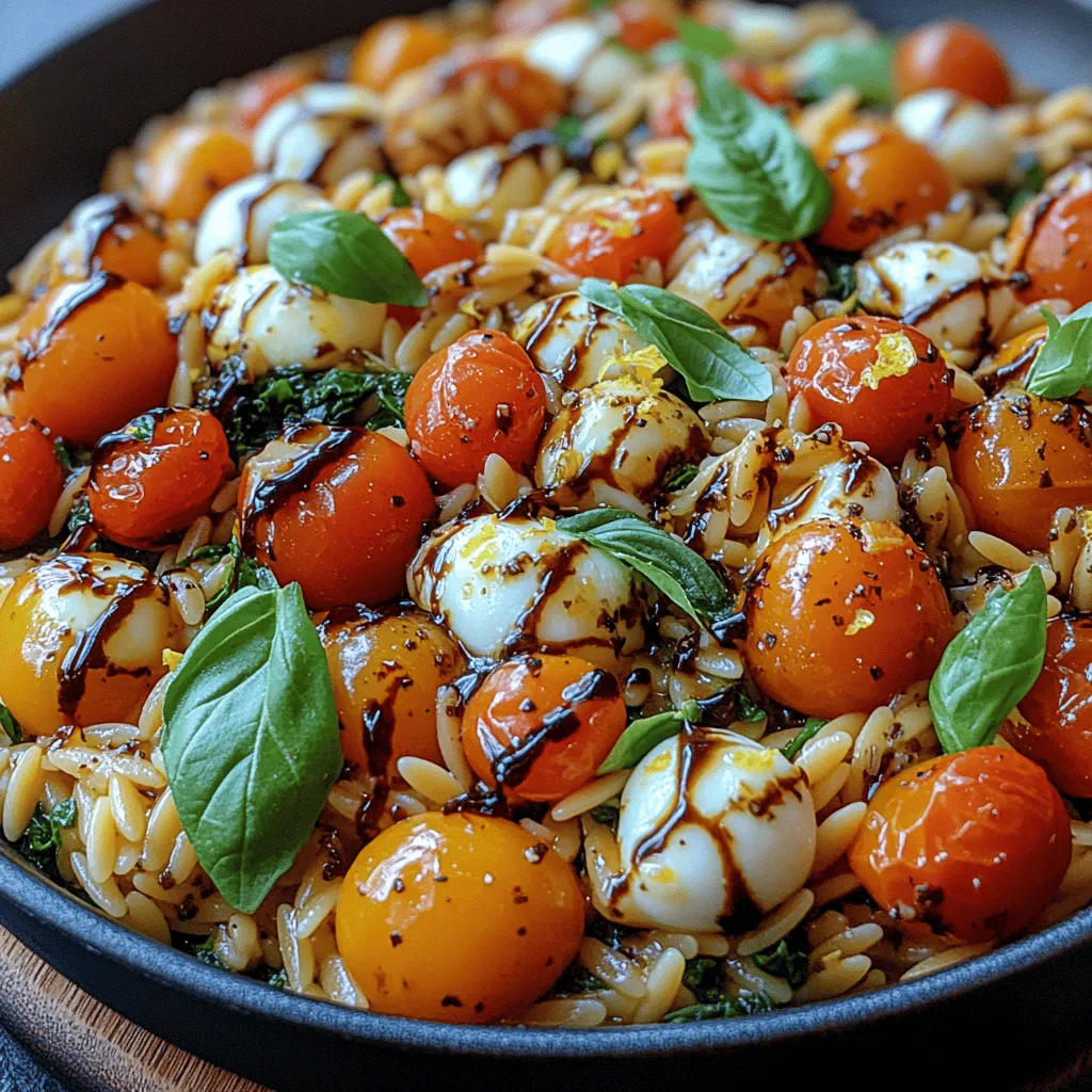 Welcome to the delightful world of the Herby Lemon Caprese Orzo Skillet, a dish that encapsulates the essence of summer while providing a fresh and vibrant meal option any time of the year. This tantalizing recipe is a perfect medley of flavors and textures that come together harmoniously, showcasing the beauty of fresh ingredients. The Herby Lemon Caprese Orzo Skillet is not just visually appealing with its colorful ingredients, but it also offers a refreshing taste that is light yet satisfying.