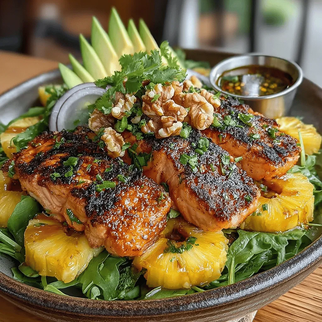 In recent years, salad bowls have surged in popularity, becoming a staple in the quest for healthier eating. These vibrant dishes are not only visually appealing but also packed with nutrients, making them an ideal choice for those seeking to maintain a balanced diet while enjoying flavorful meals. Among the myriad of salad options, the Tropical Pineapple & Salmon Salad Bowl stands out as a delicious and nutrient-dense choice. This recipe brings together the freshness of tropical ingredients, offering a delightful explosion of flavors that is both satisfying and good for your body.