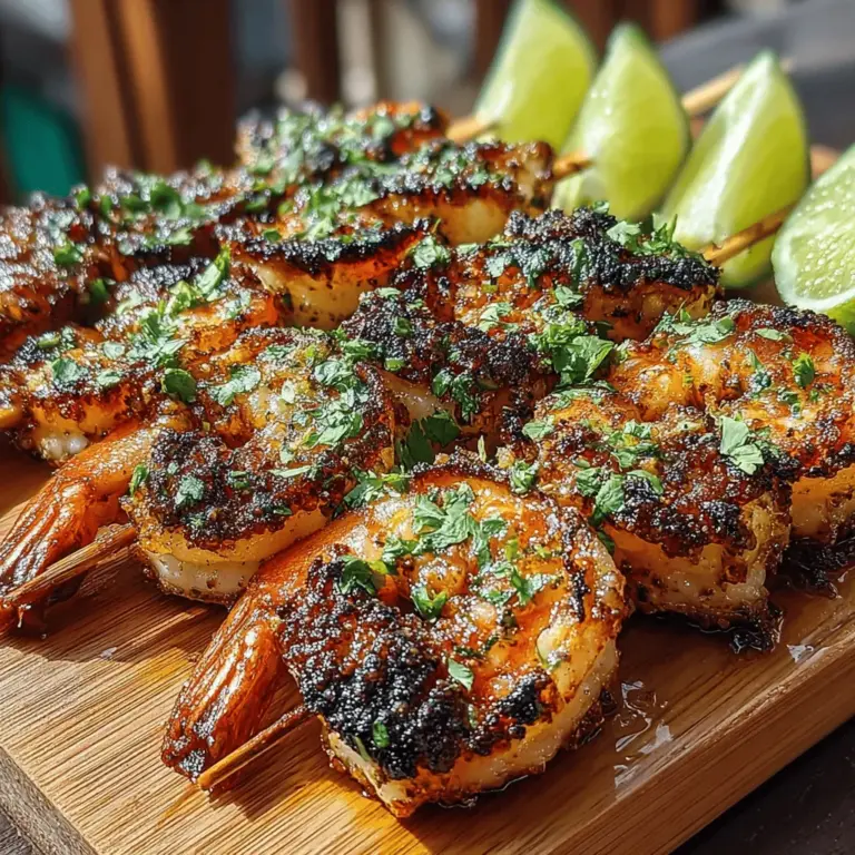 As the warm sun graces our backyards and the tantalizing aroma of grilled seafood begins to fill the air, there's no better time to indulge in a dish that perfectly encapsulates the essence of summer. Enter Zesty Grilled Garlic Lime Shrimp Skewers, a delightful and vibrant recipe that promises to elevate your outdoor gatherings and casual weeknight dinners. This dish combines the succulent sweetness of fresh shrimp with the bright, zesty notes of lime and the robust aroma of garlic, creating a flavor profile that is both refreshing and satisfying.