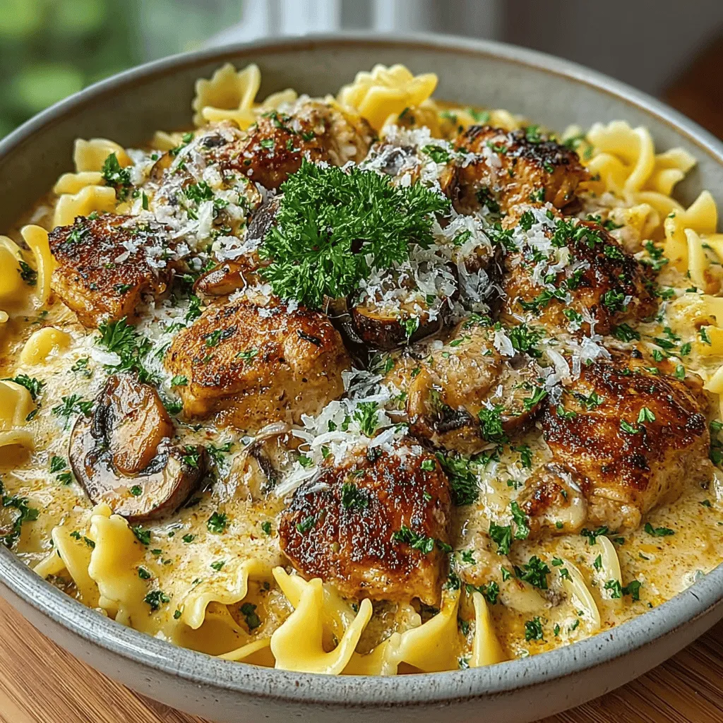 In the realm of comfort food, few dishes can rival the rich and creamy delight of Chicken and Mushroom Stroganoff. This luxurious recipe combines tender chicken, earthy mushrooms, and a velvety sauce that will leave your taste buds dancing. Whether you are planning a cozy family dinner or looking to impress guests with your culinary skills over the weekend, this stroganoff is not only satisfying but also surprisingly easy to prepare. With its harmonious blend of flavors and textures, it is a dish that transcends the ordinary, transforming simple ingredients into a gourmet experience.