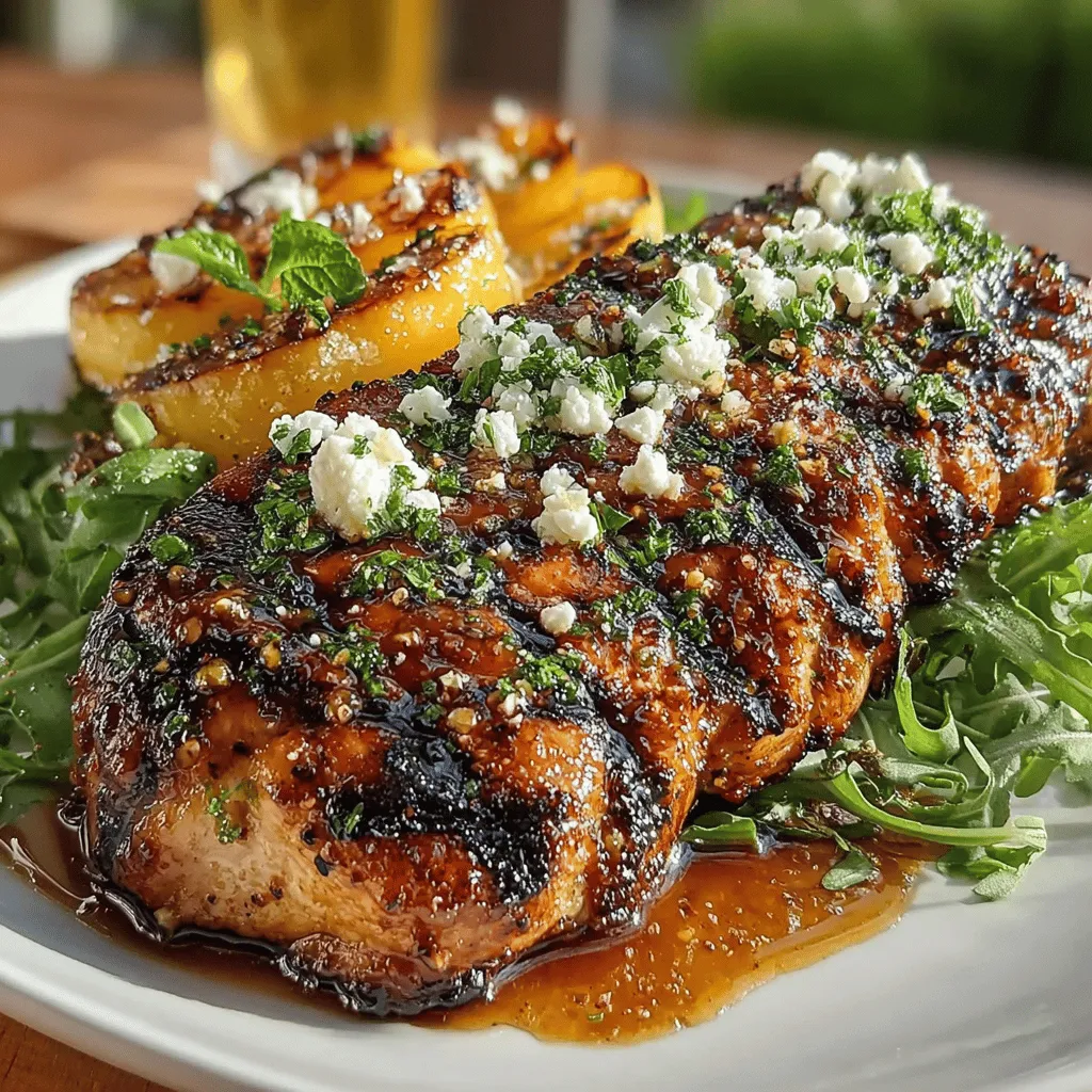 Grilled Peach Chicken is a vibrant, mouthwatering dish that captures the essence of summer in every bite. Combining the juicy sweetness of fresh peaches with the savory notes of grilled chicken, this recipe is not only visually appealing but also a flavor explosion that's sure to impress your family and friends. Whether you're hosting a dinner party or enjoying a casual family meal, Grilled Peach Chicken stands out as a versatile option that celebrates seasonal ingredients and elevates your dining experience.