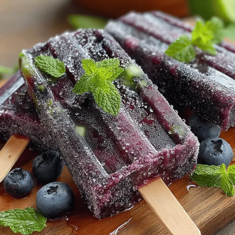 As the heat of summer approaches, the craving for cool, refreshing treats intensifies. Homemade popsicles have surged in popularity, offering a delightful way to beat the heat while enjoying unique flavor profiles. These frozen delights can be as simple or as creative as you desire, allowing for a blend of health and indulgence. Among the myriad of possibilities, the Spicy Blueberry Bliss Popsicles stand out, presenting a unique fusion of sweet blueberries and a surprising kick from jalapeños.
