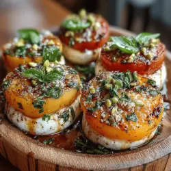 As summer unfolds, our culinary cravings often lean towards fresh, vibrant dishes that showcase the season's bounty. One such recipe that captures the essence of summer is the Peach Caprese Salad with Balsamic Glaze. This delightful dish combines juicy peaches, creamy mozzarella, fragrant basil, and a sweet-tangy balsamic glaze, creating a harmonious blend of flavors that tantalize the taste buds. Whether served as an elegant appetizer or a refreshing side dish, this salad is not only visually stunning but also a celebration of seasonal ingredients.