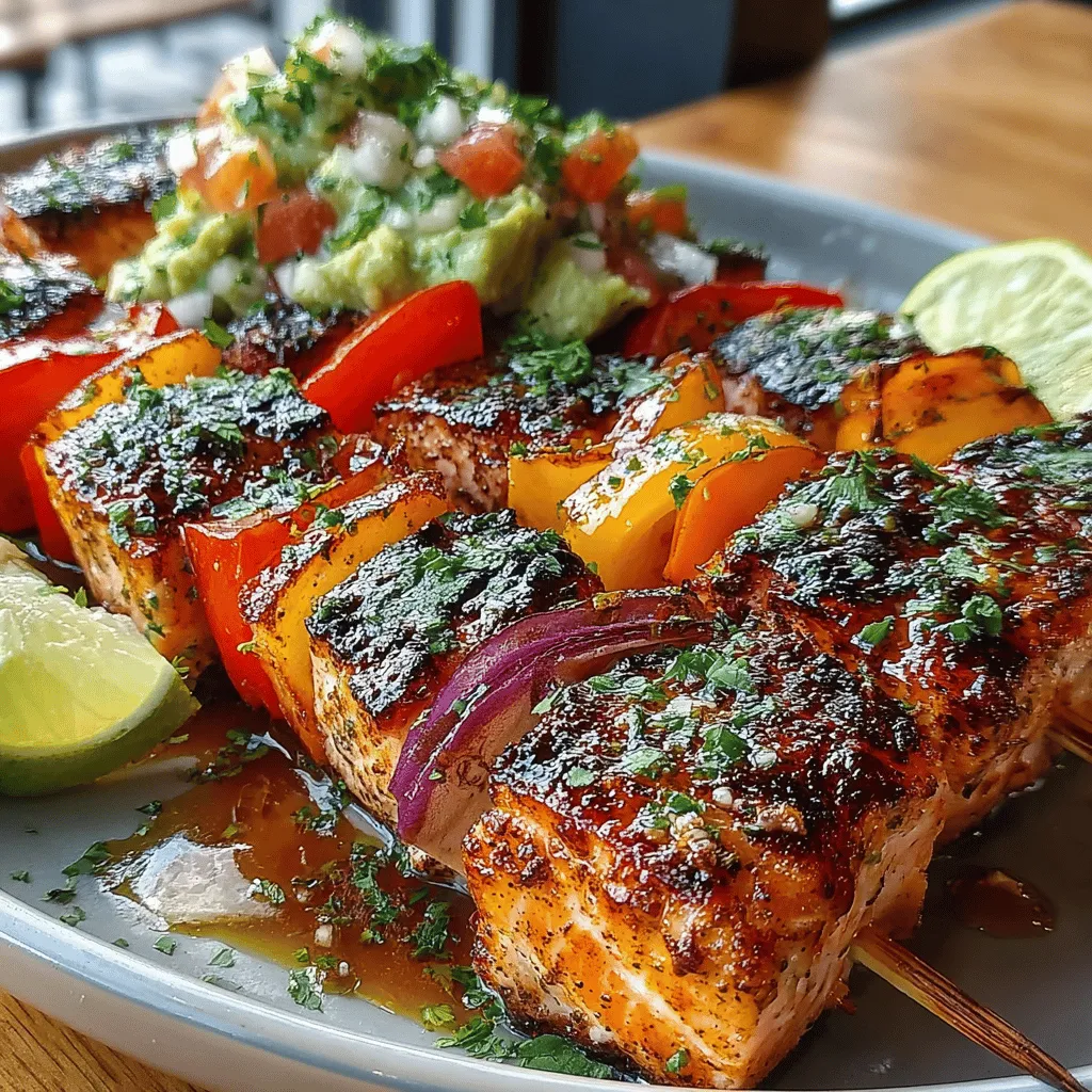 As the sun shines brighter and temperatures rise, the allure of outdoor cooking becomes irresistible. Among the many options available, zesty salmon skewers stand out as a delightful choice that balances fresh flavors with vibrant ingredients. This dish captures the essence of summer and brings a burst of taste to any gathering or family meal. Grilling salmon is not only a celebration of the season but also a fantastic way to enjoy the health benefits of this nutrient-rich fish. With the unique twist provided by a refreshing lime salsa, these skewers are sure to impress both the palate and the eye.