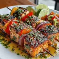 As the sun shines brighter and temperatures rise, the allure of outdoor cooking becomes irresistible. Among the many options available, zesty salmon skewers stand out as a delightful choice that balances fresh flavors with vibrant ingredients. This dish captures the essence of summer and brings a burst of taste to any gathering or family meal. Grilling salmon is not only a celebration of the season but also a fantastic way to enjoy the health benefits of this nutrient-rich fish. With the unique twist provided by a refreshing lime salsa, these skewers are sure to impress both the palate and the eye.