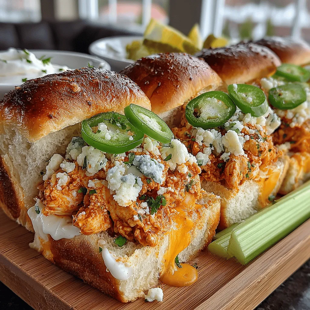 Buffalo Chicken Sloppy Joe Sliders are a mouthwatering fusion dish that marries the bold, spicy flavors of classic Buffalo chicken with the comforting, nostalgic essence of sloppy joes. This innovative take on two beloved recipes creates a delightful handheld meal that is perfect for various occasions, from lively game days to casual family dinners. With their zesty kick and savory richness, these sliders are sure to become a favorite among friends and family alike.