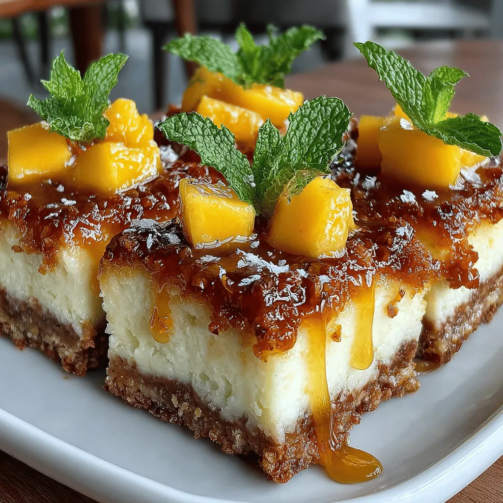 As the sun shines brighter and the days grow longer, the craving for light, refreshing desserts becomes almost irresistible. Enter the world of no-bake desserts, where the joy of sweet treats meets the ease of preparation. No-bake recipes are the perfect solution for those warm summer days when turning on the oven feels like a chore. They combine convenience with deliciousness, allowing you to whip up something extraordinary in no time. Among these delightful creations, the Tropical Bliss No-Bake Mango Cheesecake Bars stand out as an exceptional choice. This dessert encapsulates the essence of summer with its vibrant flavors and creamy texture, making it a must-try for any seasonal gathering or simply as a sweet treat to enjoy at home.