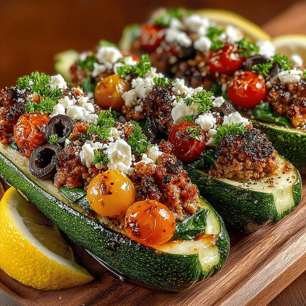 Mediterranean cuisine is celebrated not only for its vibrant flavors but also for its health benefits, making it a popular choice among food enthusiasts and health-conscious eaters alike. With an emphasis on fresh vegetables, lean proteins, whole grains, and healthy fats, Mediterranean dishes can be both satisfying and nutritious. One such dish that encapsulates these elements is the Mediterranean Chicken Zucchini Boats. This innovative recipe transforms simple zucchini into a delicious vessel filled with a savory mix of ingredients, offering a wholesome meal option for families and individuals looking to incorporate more vegetables into their diets.