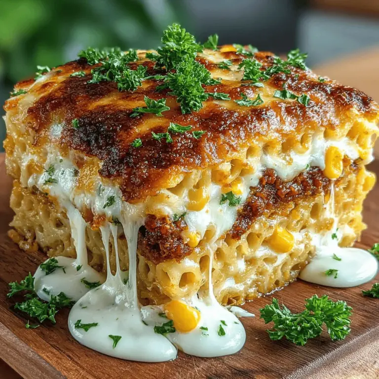 When it comes to comfort food, few dishes can rival the heartiness of a well-prepared pasta bake. The Sweet Corn & Bacon Pasta Bake is a standout option that brings together an irresistible combination of sweet corn, smoky bacon, and creamy cheese, creating a meal that is not just delicious but also deeply satisfying. This dish has a unique ability to warm the soul, making it perfect for family dinners or gatherings with friends.