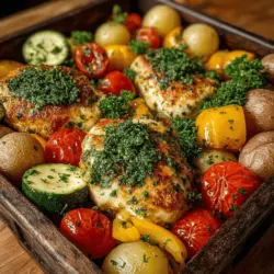When it comes to weeknight dinners, simplicity and flavor often take center stage, and that’s where the Zesty Lemon Herb Chicken & Veggies Delight comes in. This delightful recipe combines succulent chicken breasts with an array of vibrant vegetables, all infused with the bright and refreshing flavors of lemon and aromatic herbs. Not only does this dish tantalize the taste buds, but it also offers a multitude of health benefits, making it a go-to option for anyone seeking a nourishing meal without sacrificing flavor.
