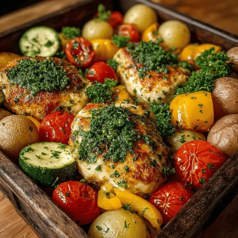 When it comes to weeknight dinners, simplicity and flavor often take center stage, and that’s where the Zesty Lemon Herb Chicken & Veggies Delight comes in. This delightful recipe combines succulent chicken breasts with an array of vibrant vegetables, all infused with the bright and refreshing flavors of lemon and aromatic herbs. Not only does this dish tantalize the taste buds, but it also offers a multitude of health benefits, making it a go-to option for anyone seeking a nourishing meal without sacrificing flavor.