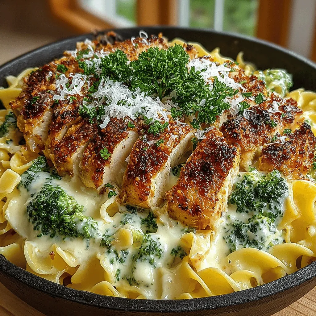 There’s something magical about a steaming bowl of pasta that wraps you in warmth like a cozy blanket. The rich, creamy texture of Alfredo sauce combined with tender chicken and perfectly cooked fettuccine creates an experience that transcends mere sustenance; it becomes a comforting embrace. I still remember the first time I made a creamy chicken alfredo. I had just moved into my first apartment, eager to impress friends with my culinary skills. The aroma of garlic sautéing on the stove mingled with the bubbling chicken broth, and soon enough, I had a crowd gathered around my tiny kitchen. This Creamy Chicken Alfredo Delight became a staple not just for its flavor but for the memories it created. Today, I’m excited to share this recipe with you, so you can create your own delicious moments around the dinner table.