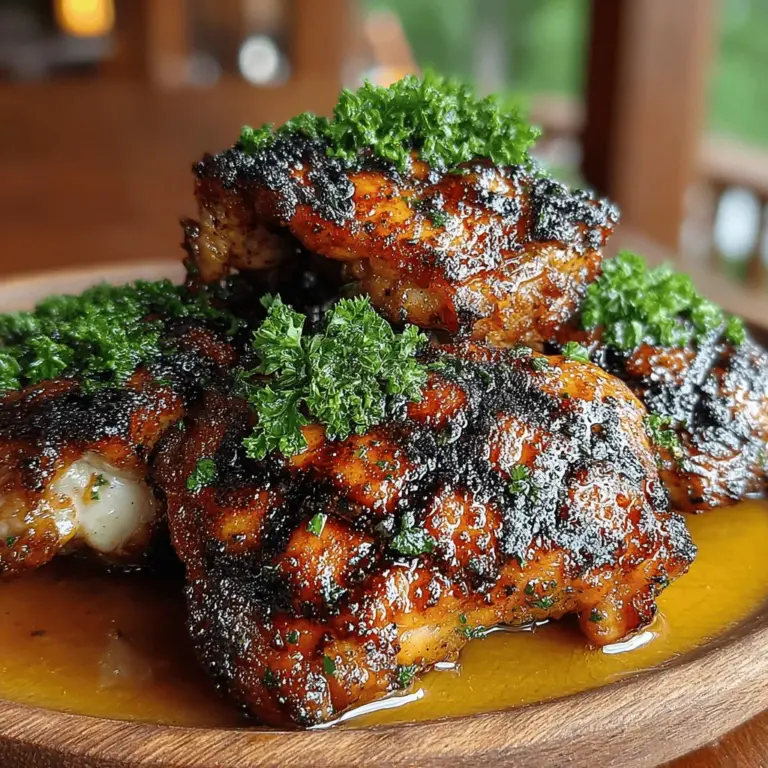 Smoky Honey Garlic Grilled Chicken is a culinary masterpiece that marries the rich, savory notes of garlic and smoked paprika with the sweet undertones of honey. This delectable dish is perfect for a variety of occasions, from casual family dinners to vibrant summer barbecues. The appeal of grilled chicken as a healthy protein option cannot be overstated; it’s low in fat yet high in flavor, making it a go-to choice for health-conscious diners and food enthusiasts alike.
