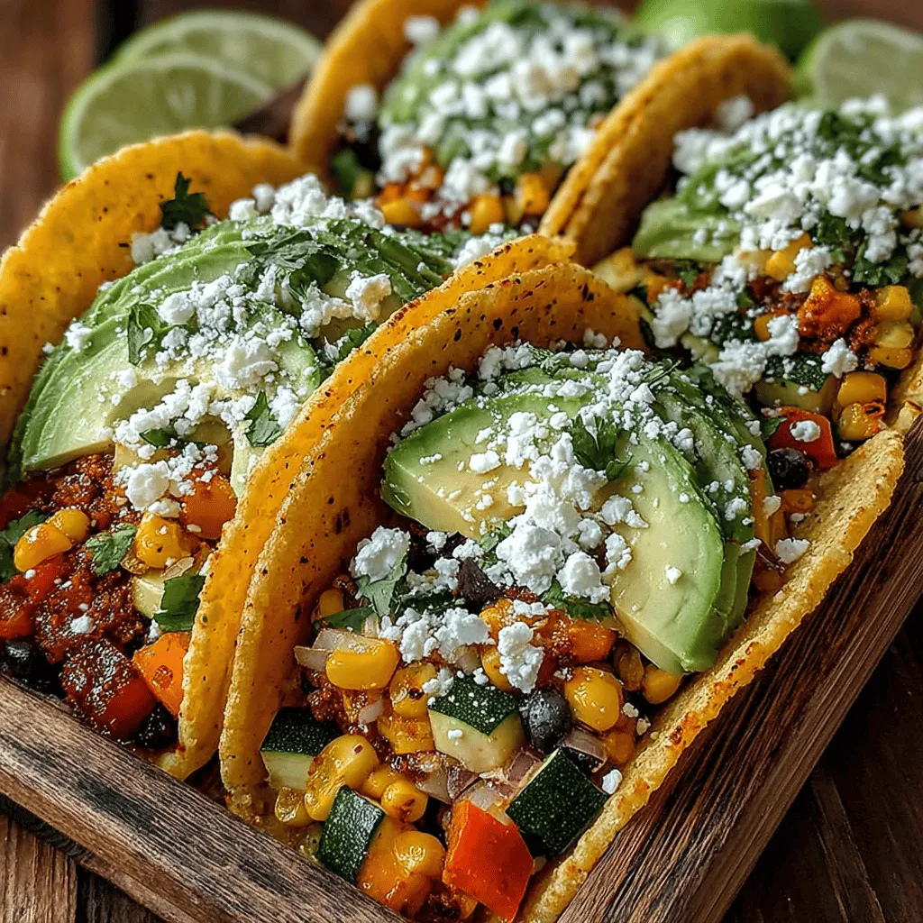 In the heart of summer, when the sun shines brightly and gardens overflow with vibrant produce, there is nothing quite like a light and refreshing meal that embodies the essence of the season. Sunny Summer Corn Zucchini Tacos are a perfect way to celebrate the bounty of fresh vegetables while providing a satisfying and nutritious meal. This recipe is not only simple to prepare but also highlights the natural sweetness of corn and the tender crunch of zucchini, making it an ideal choice for both casual weeknight dinners and festive gatherings. With their colorful ingredients and enticing flavors, these tacos are sure to be a hit with family and friends alike.