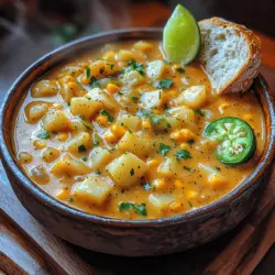 Spicy Creamy Jalapeño Corn Chowder: A Comforting Delight