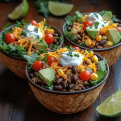 Crunchy Taco Salad Cups – A Deliciously Fun Recipe