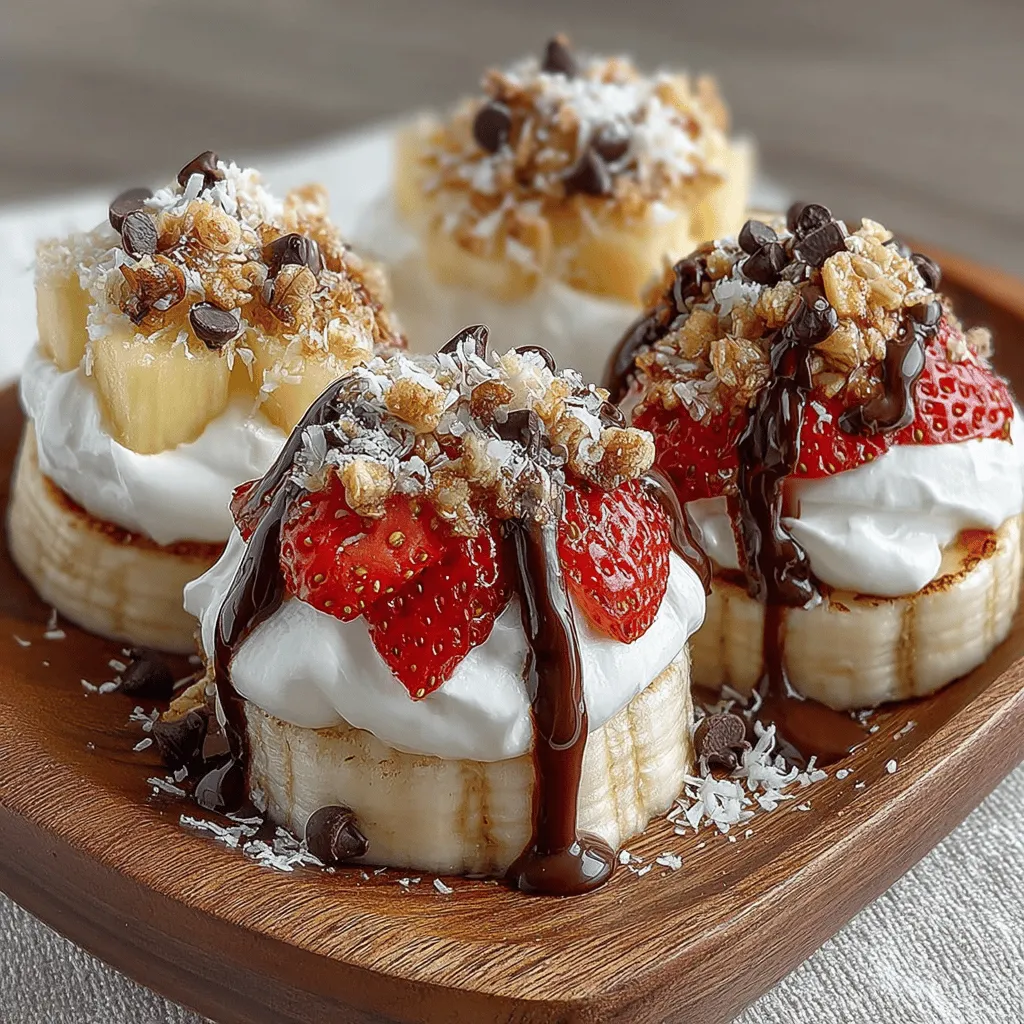 Creating the perfect Frozen Yogurt Banana Split Coins is not just about the base ingredients; it’s also about the toppings. The right combination can elevate this dessert into a truly gourmet experience. Here are some suggested combinations for flavor profiles that will have everyone asking for seconds: