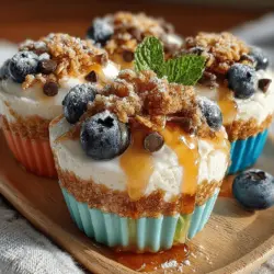 Frozen Yogurt Blueberry Muffin Clusters: A Delicious Treat