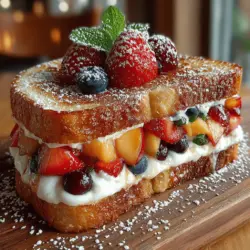 Grilled Fruit Pizza Sandwich Melt: A Flavorful Delight