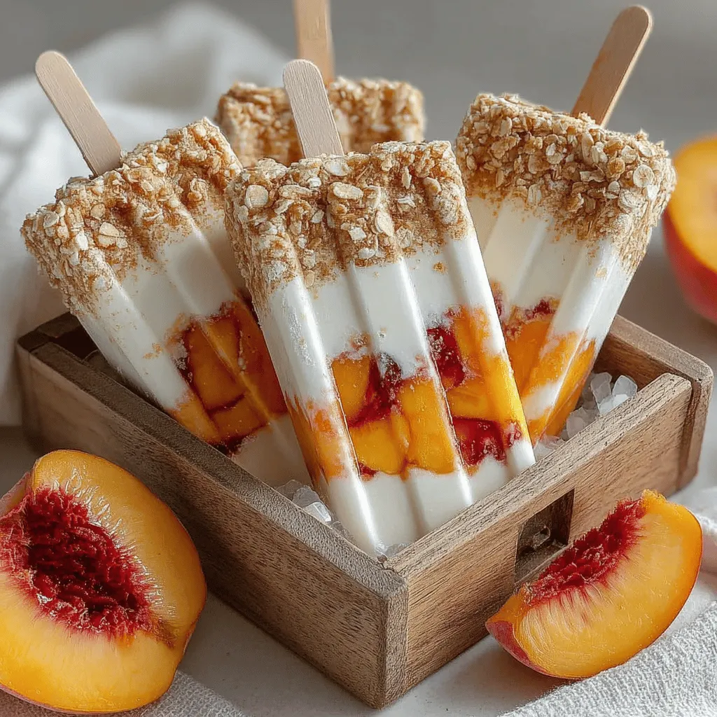As the sun shines brighter and temperatures soar, the craving for refreshing frozen treats becomes irresistible. From popsicles to sorbets, summer offers a delightful variety of cold desserts that help us cool off and enjoy the season. Among these, the Frozen Peach Cobbler Yogurt Pops stand out as a deliciously healthy alternative to traditional ice cream. Combining the classic flavors of peach cobbler with the creamy texture of yogurt, these pops are not only satisfying but also packed with nutrients that make them a guilt-free indulgence.