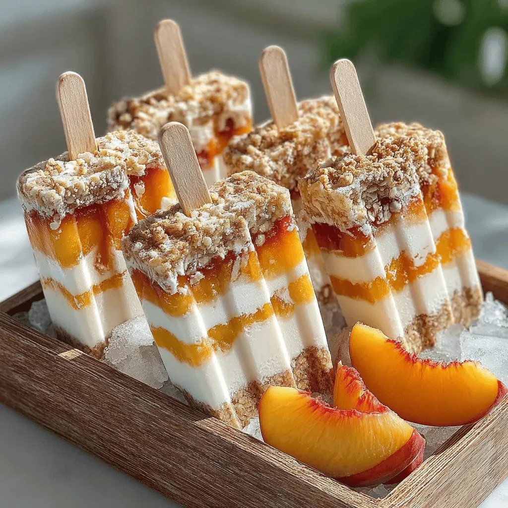 As the sun shines brighter and temperatures soar, the craving for refreshing frozen treats becomes irresistible. From popsicles to sorbets, summer offers a delightful variety of cold desserts that help us cool off and enjoy the season. Among these, the Frozen Peach Cobbler Yogurt Pops stand out as a deliciously healthy alternative to traditional ice cream. Combining the classic flavors of peach cobbler with the creamy texture of yogurt, these pops are not only satisfying but also packed with nutrients that make them a guilt-free indulgence.