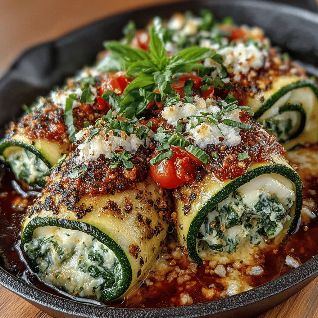In recent years, zucchini has gained significant popularity in healthy cooking circles, celebrated for its versatility and nutritional benefits. As more people seek to incorporate fresh vegetables into their diets, zucchini has emerged as a favorite ingredient, especially in Italian-inspired dishes. One such dish that embodies the essence of comfort food while promoting a healthier lifestyle is Cheesy Zucchini Lasagna Roll-Ups. This delightful recipe serves as a low-carb alternative to traditional lasagna, allowing you to indulge in flavors you love without compromising on health.