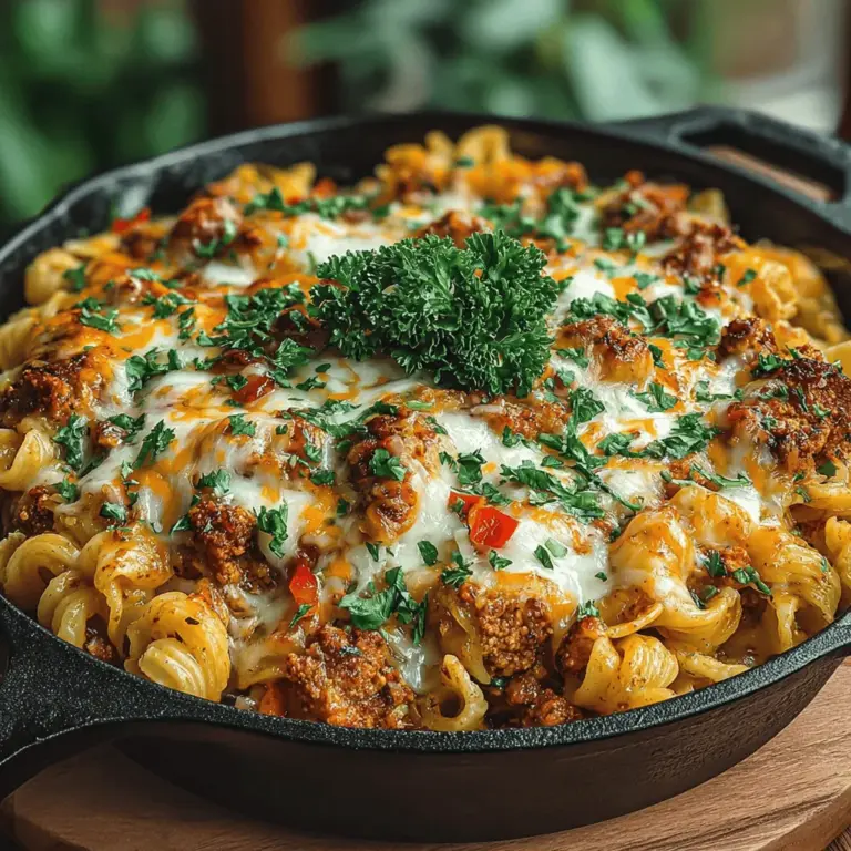 As the leaves change color and the air turns crisp, there's nothing quite like diving into a warm bowl of comfort food, and few dishes epitomize this better than chili and mac and cheese. These two beloved classics come together beautifully in the Autumn Harvest Chili Chicken Mac Skillet, a dish that seamlessly blends the hearty, creamy elements of mac and cheese with the robust flavors of chili. This one-pan wonder not only satisfies your cravings but also celebrates the bounty of the autumn season.