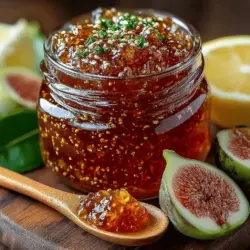 Fig jam is a delightful sweet spread that has captured the hearts of food enthusiasts around the world. Known for its rich, velvety texture and complex sweetness, fig jam is perfect for slathering on toast, pairing with cheese, or even enjoying with a charcuterie board. Its unique flavor profile, a blend of honeyed sweetness and subtle earthy notes, makes it a standout choice for many home cooks and gourmet chefs alike.