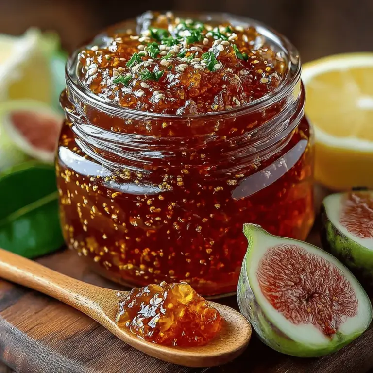 Fig jam is a delightful sweet spread that has captured the hearts of food enthusiasts around the world. Known for its rich, velvety texture and complex sweetness, fig jam is perfect for slathering on toast, pairing with cheese, or even enjoying with a charcuterie board. Its unique flavor profile, a blend of honeyed sweetness and subtle earthy notes, makes it a standout choice for many home cooks and gourmet chefs alike.