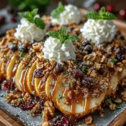 If you're looking for a warm, comforting dessert that captivates both the eye and the palate, Caramelized Baked Apple Nachos are the perfect choice. This delightful dish combines the sweetness of baked apples with the richness of caramel and the satisfying crunch of granola, making it a versatile crowd-pleaser. Whether you're hosting a family gathering, having a cozy night in, or celebrating a special occasion, this recipe is bound to impress.