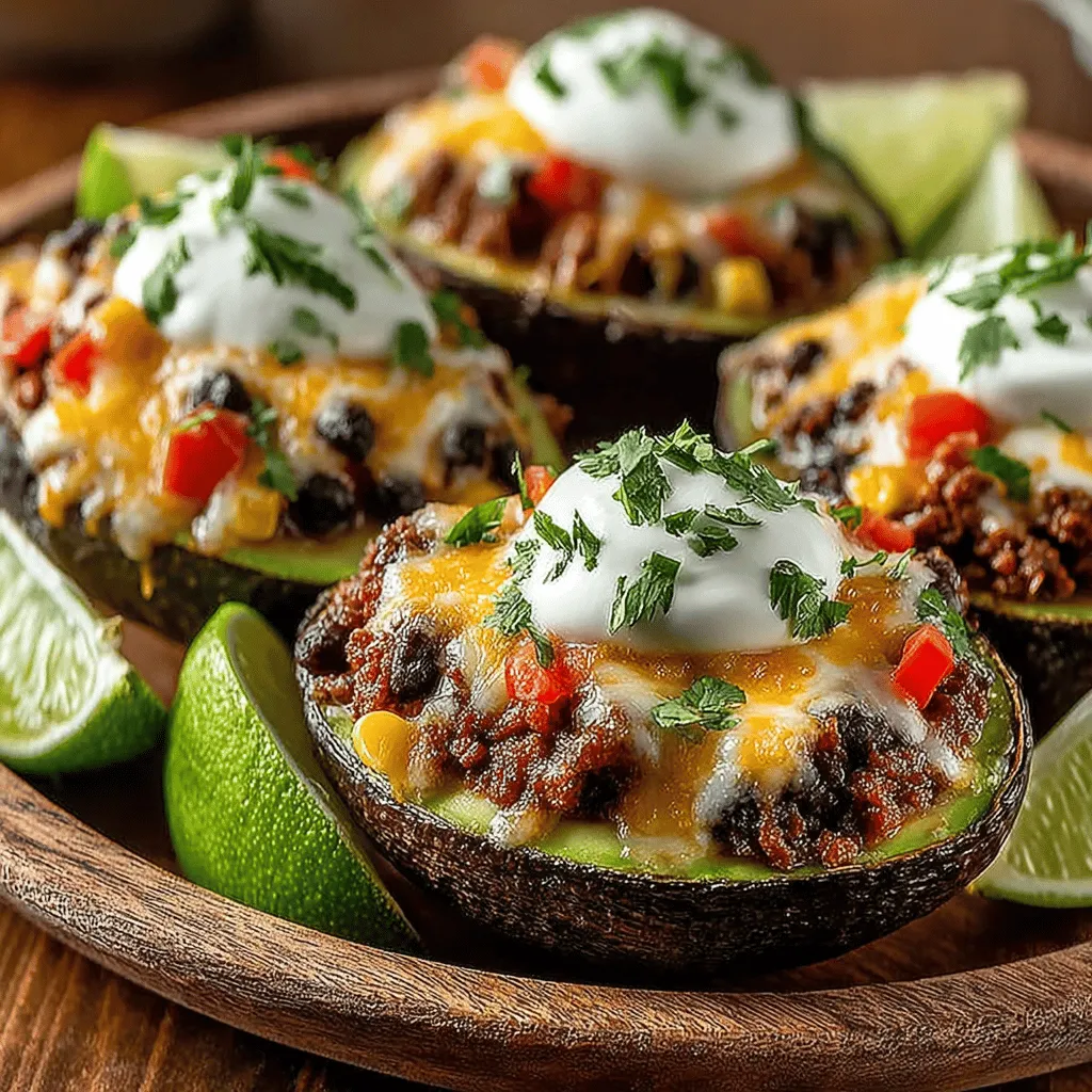 Mini Taco Stuffed Avocados: Perfectly Customizable for Every Palate